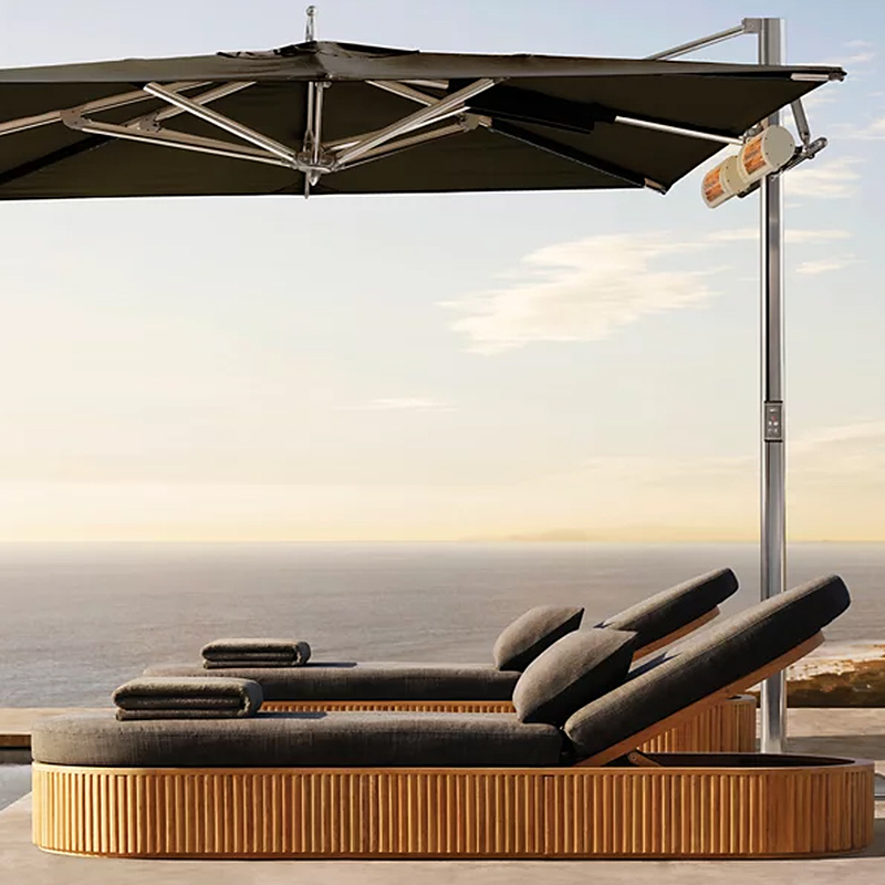 Outdoor Furniture Lounge Set - Buitenzwembad ligstoelen voor hotelmeubilair, vrijetijdsmeubilair, opklapbed,