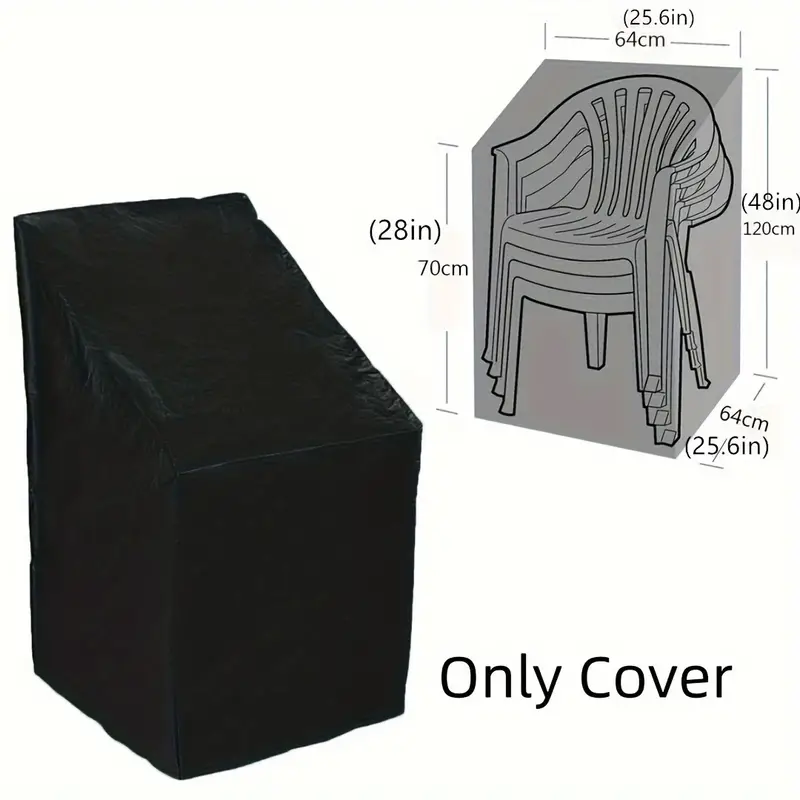 Outdoor Furniture Weatherproof - Stapelbare stoelhoes voor zwaar gebruik, waterdicht,