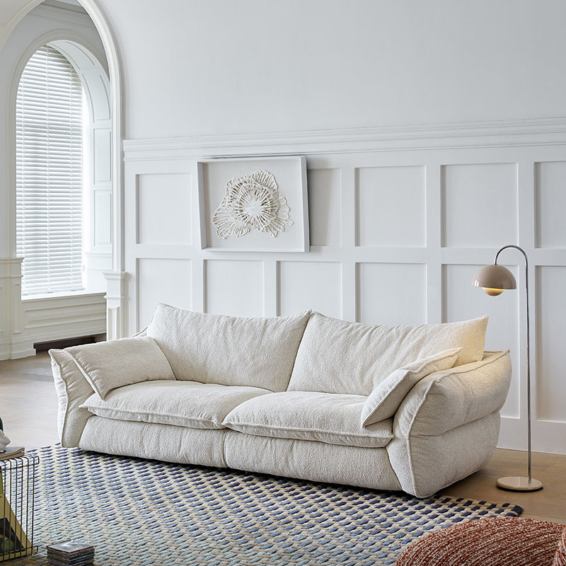 Outdoor Furniture Loveseat - Moderne minimalistische woonkamerbanken, lederen Scandinavische luxe