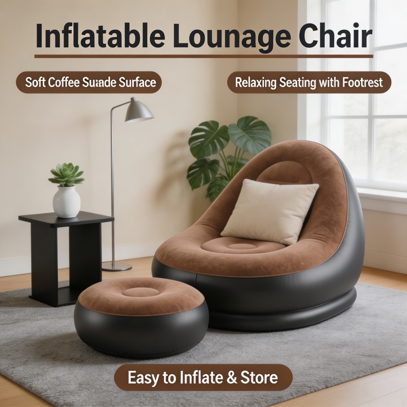 Outdoor Furniture Lounge Set - Luie banksofa's Opblaasbare stoel Opvouwbare fauteuil