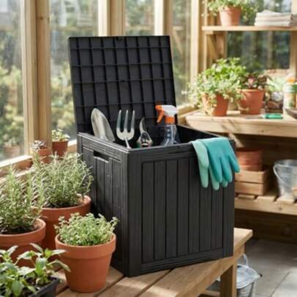 Outdoor Furniture Weatherproof - Waterdichte hars opbergbox voor buiten met