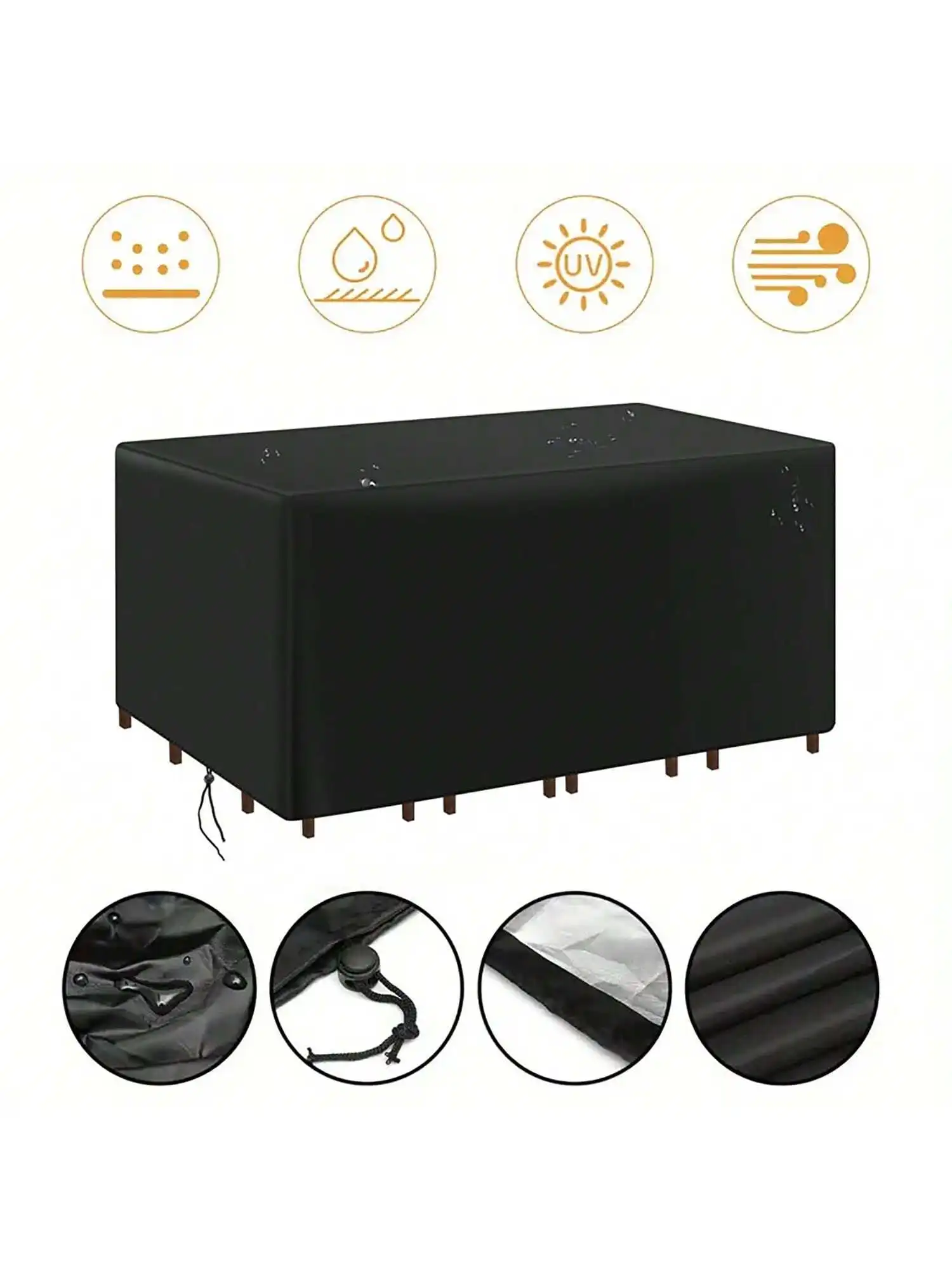 Outdoor Furniture Weatherproof - Multi-size buitenterras tuinmeubilair waterdichte stofkap voor