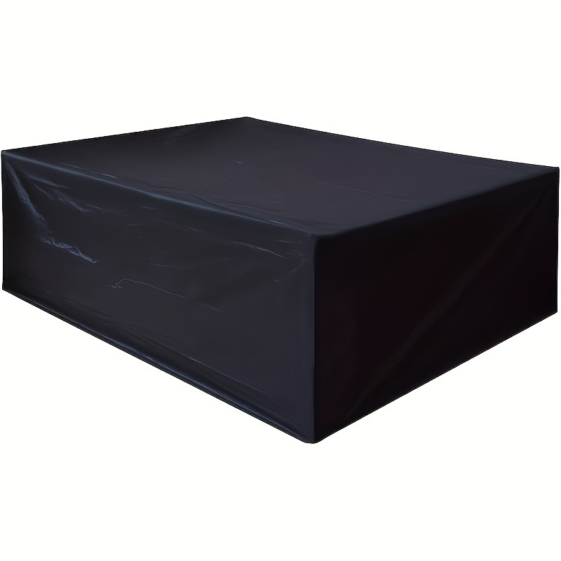 Outdoor Furniture Black - Zwarte buitenmeubelhoes, 420D Oxford tafel- en