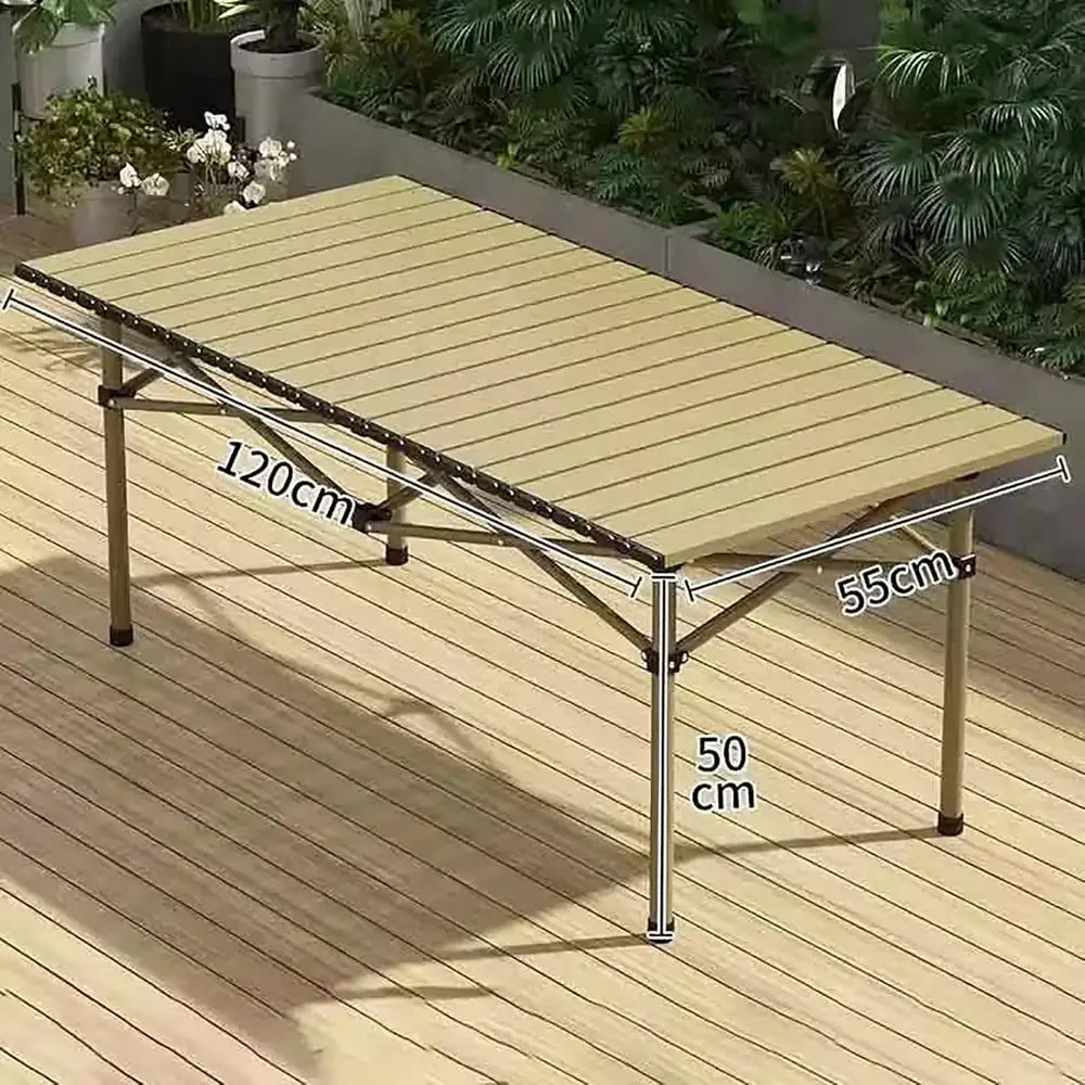 Draagbare 5-delige campingstoe - Outdoor Furniture Black recensie en prijs