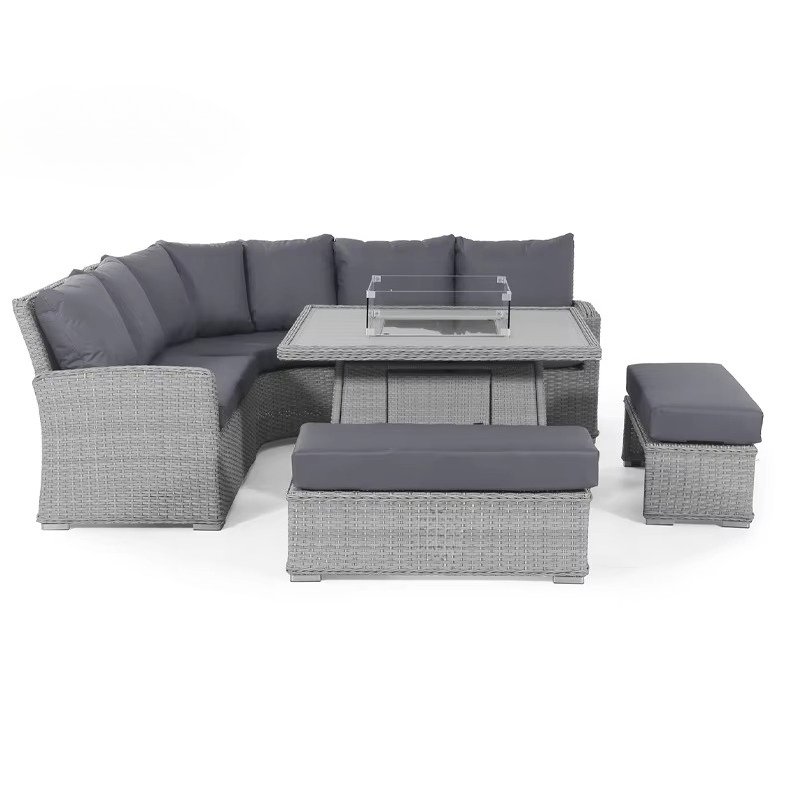 Waterdichte 4-delige loungeset - Outdoor Furniture Set With Fire Pit recensie en prijs