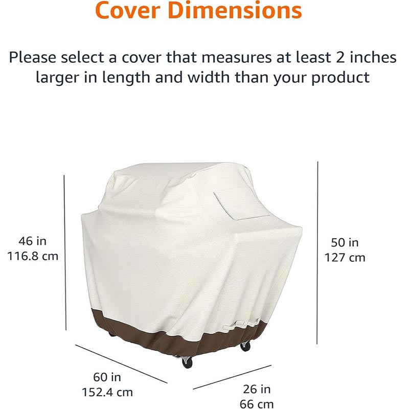 210D BBQ Beige Barbecue Grill  - Outdoor Furniture Weatherproof recensie en prijs