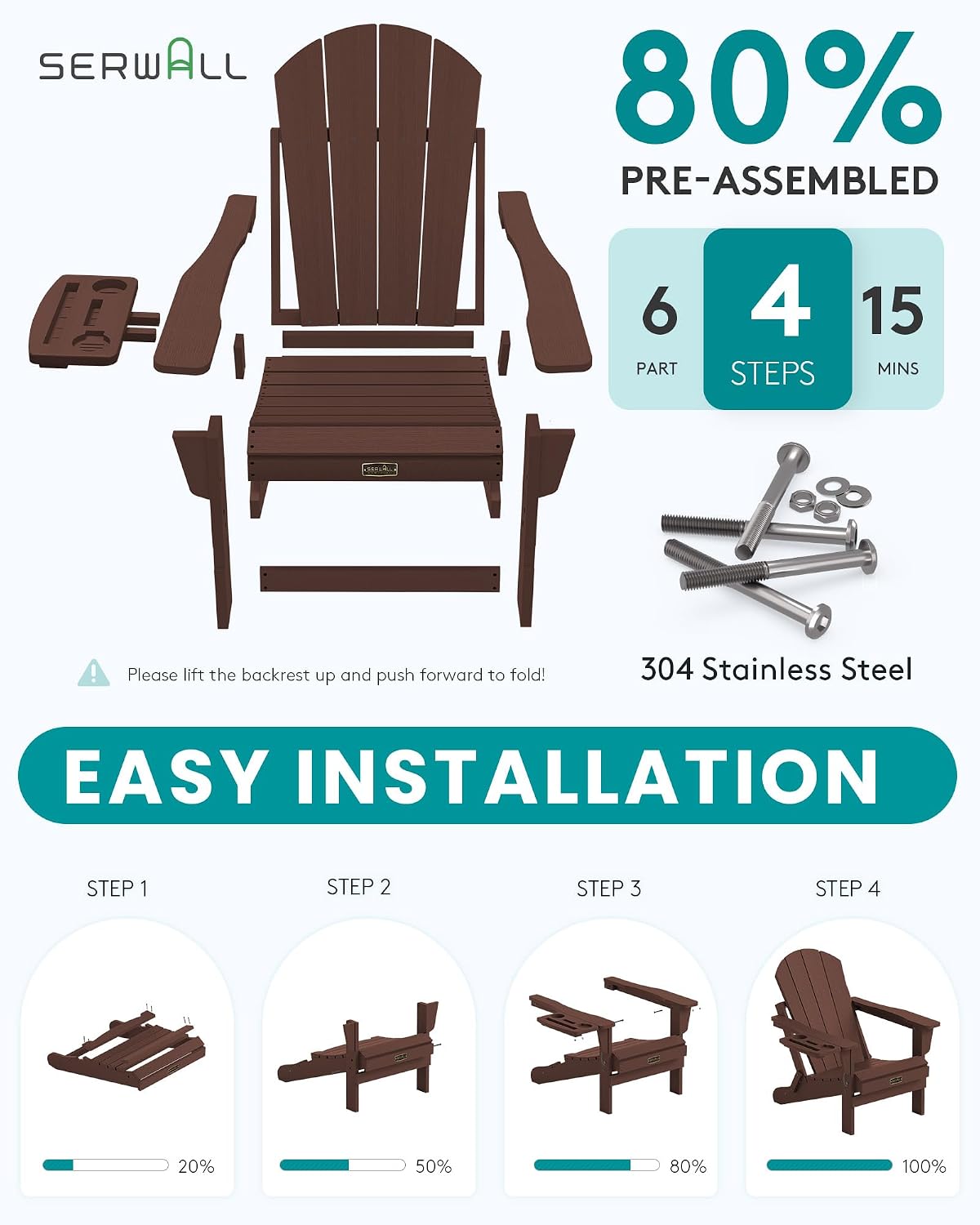 Vouwbare Adirondack Stoelenset - Outdoor Furniture Set With Fire Pit recensie en prijs