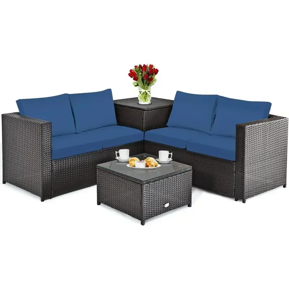 Weerbestendige 4-delige terras - Outdoor Furniture Loveseat recensie en prijs