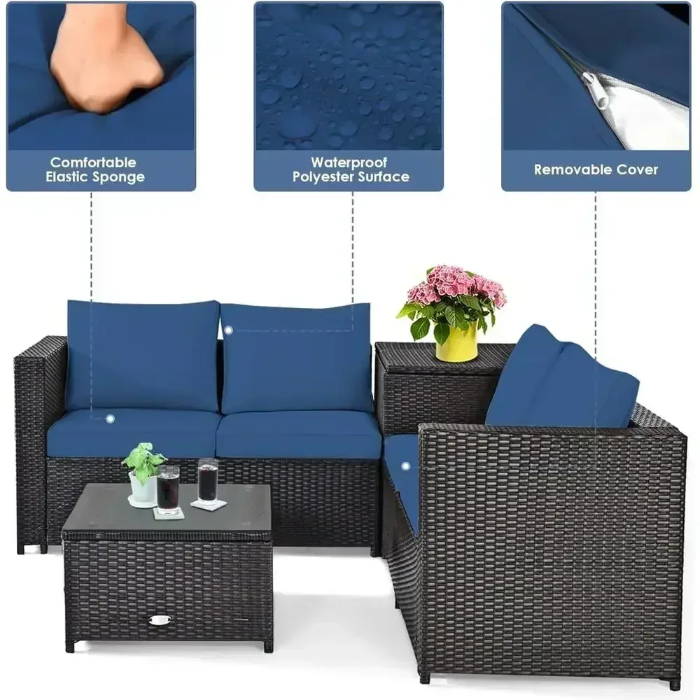 Weerbestendige 4-delige terras - Outdoor Furniture Loveseat recensie en prijs