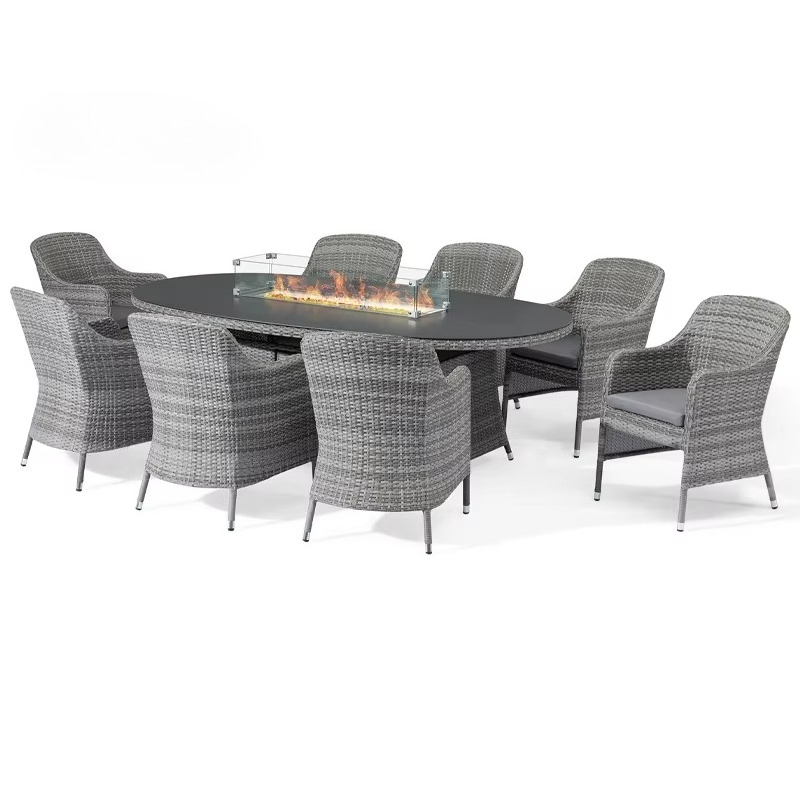 Modern tuinmeubilair luxe eett - Outdoor Furniture Set With Fire Pit recensie en prijs
