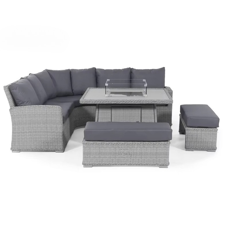 Modern tuinmeubilair luxe eett - Outdoor Furniture Set With Fire Pit recensie en prijs