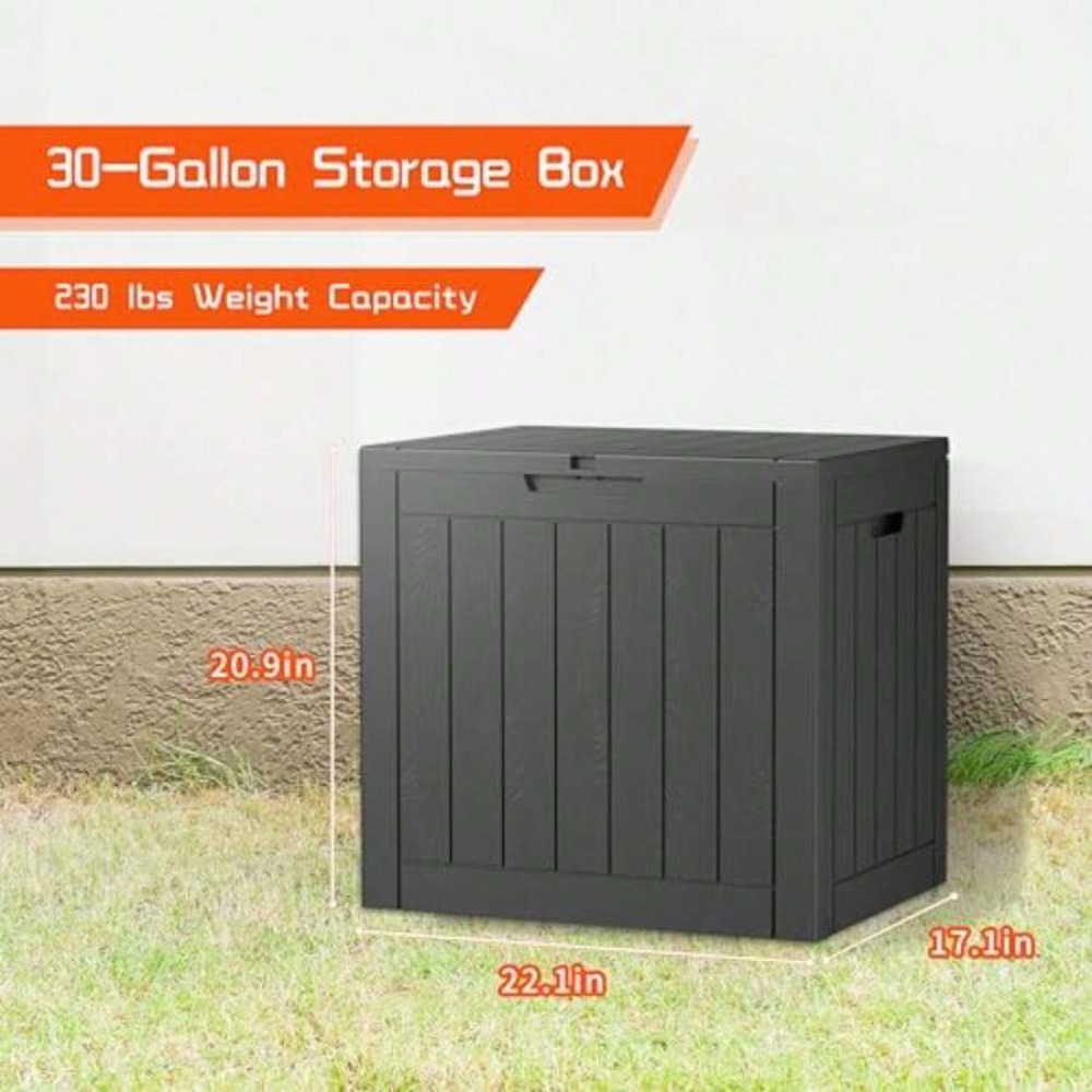 30 Gallon Deck Box Buitenopsla - Outdoor Furniture Weatherproof recensie en prijs