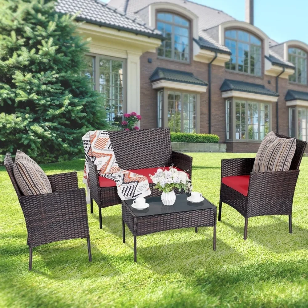 Set 4-delige conversatiesets r - Outdoor Furniture Loveseat recensie en prijs