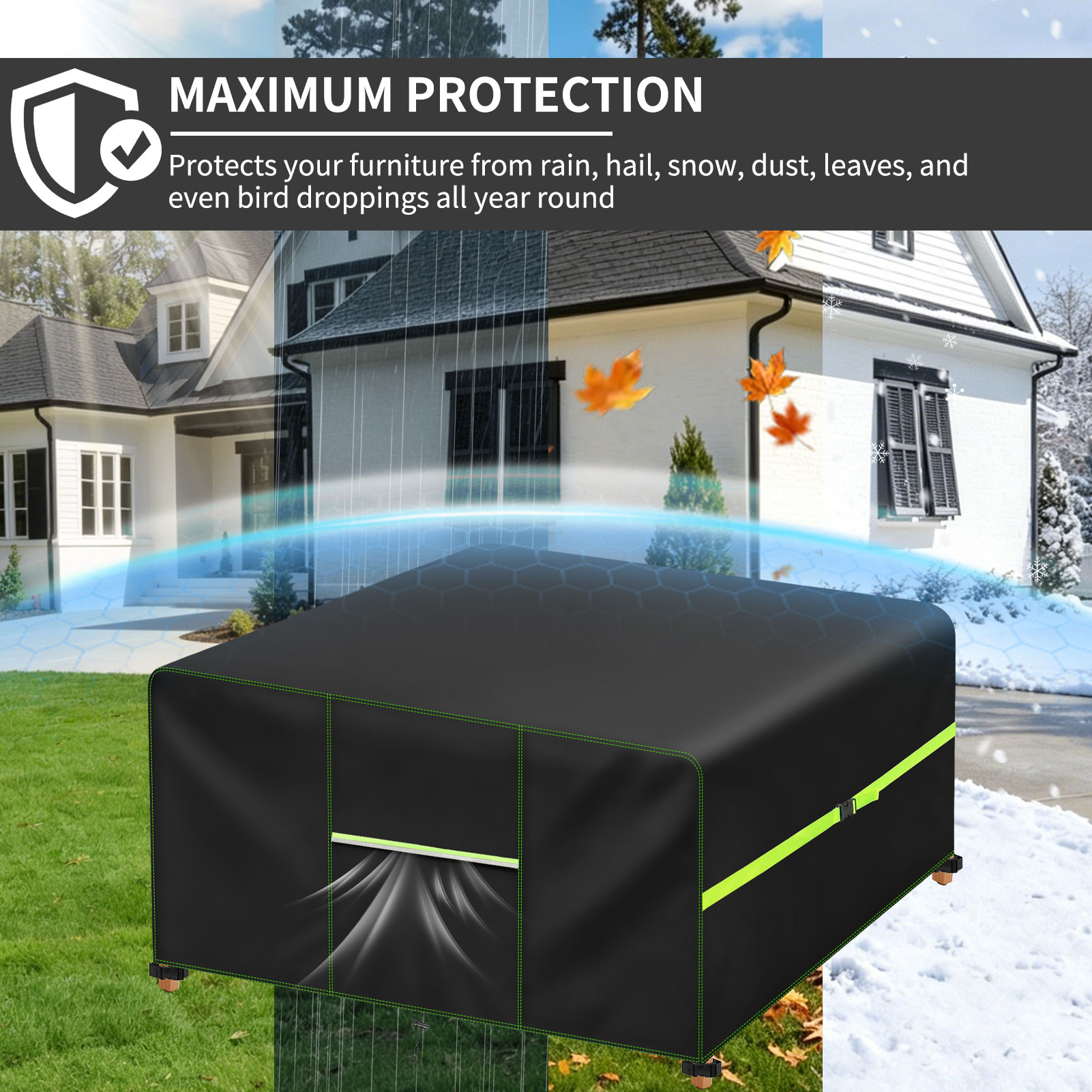 Tuinmeubelhoes met ventilatieo - Outdoor Furniture Weatherproof recensie en prijs