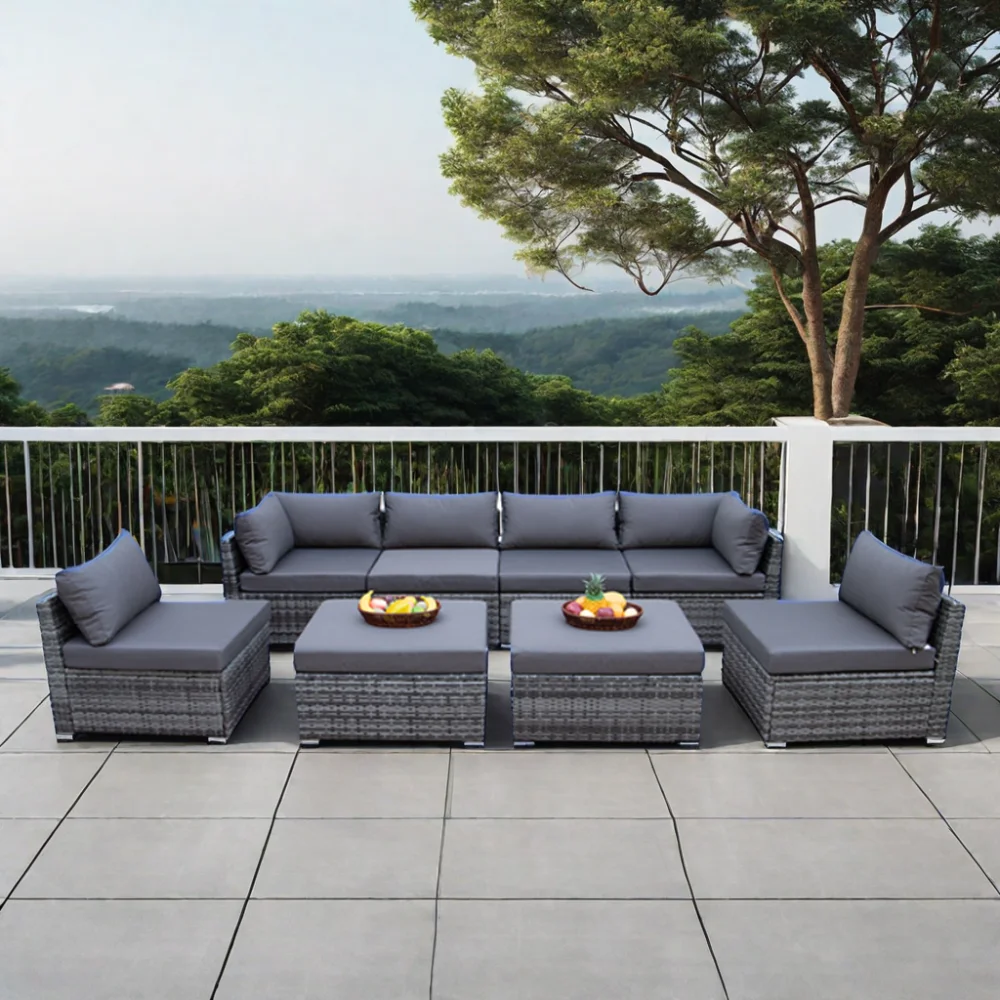 Moderne Buitenmeubelen Sofa Tu - Outdoor Furniture Set With Fire Pit recensie en prijs