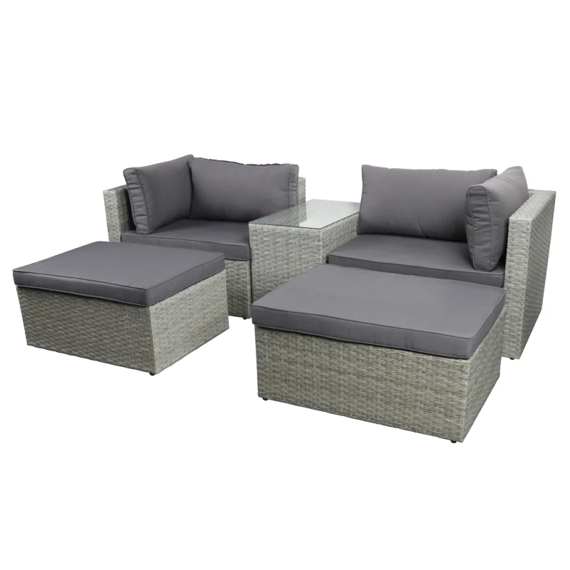Hete Aanbieding Tuinmeubelen 4 - Outdoor Furniture Black recensie en prijs