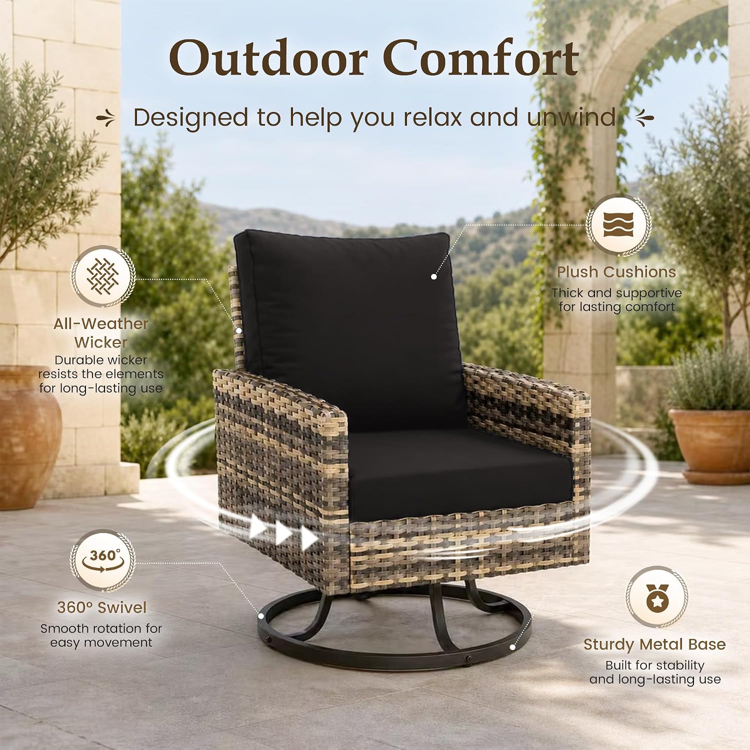 7-delige tuinmeubelset met vuu - Outdoor Furniture Yellow recensie en prijs