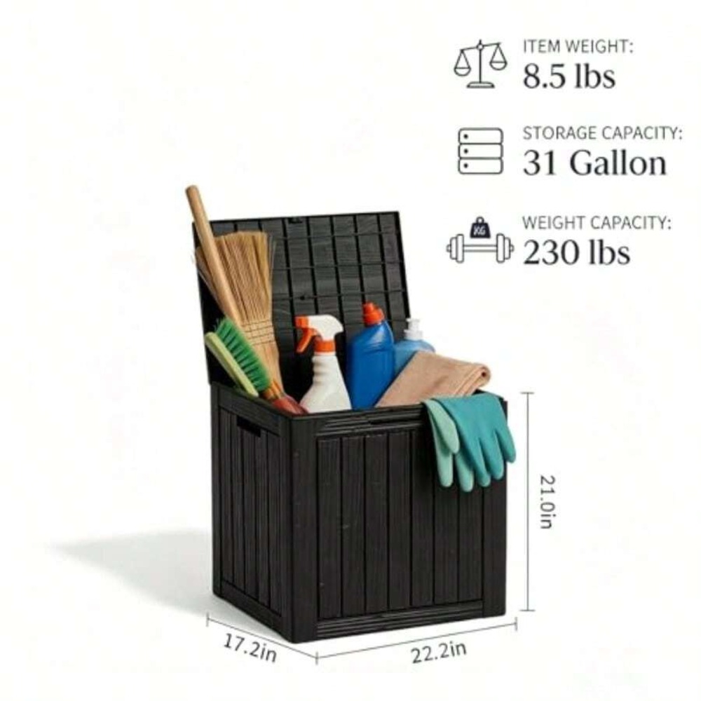 Waterdichte hars opbergbox voo - Outdoor Furniture Weatherproof recensie en prijs