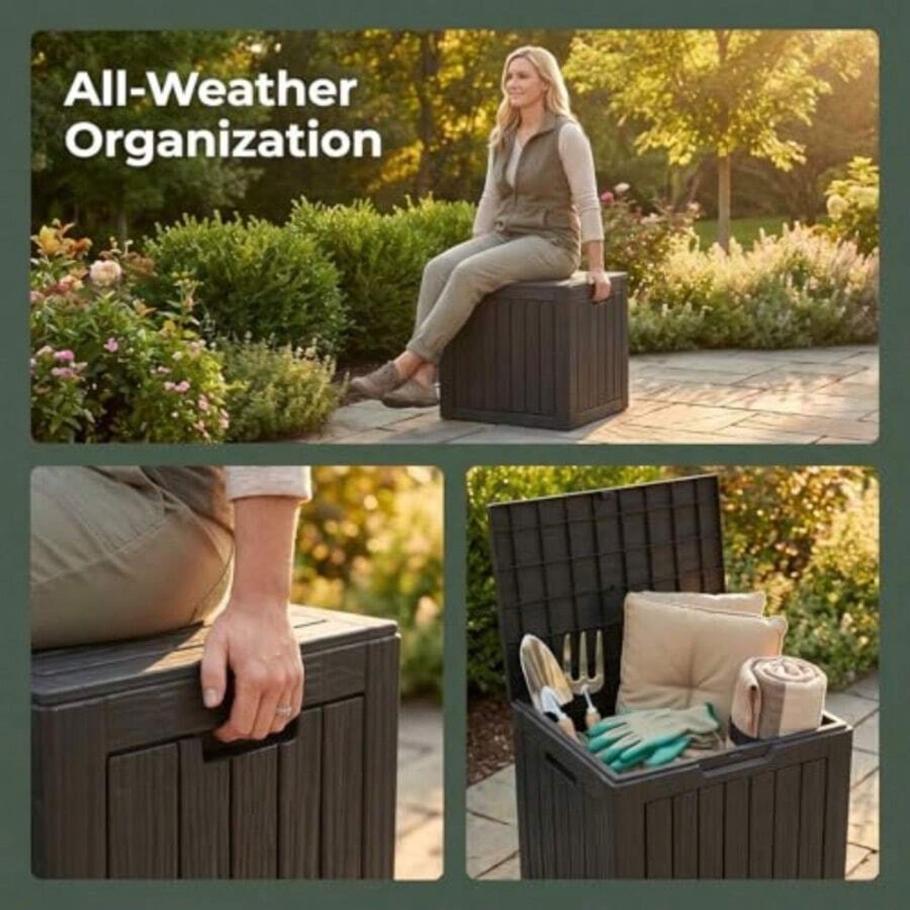 Waterdichte hars opbergbox voo - Outdoor Furniture Weatherproof recensie en prijs