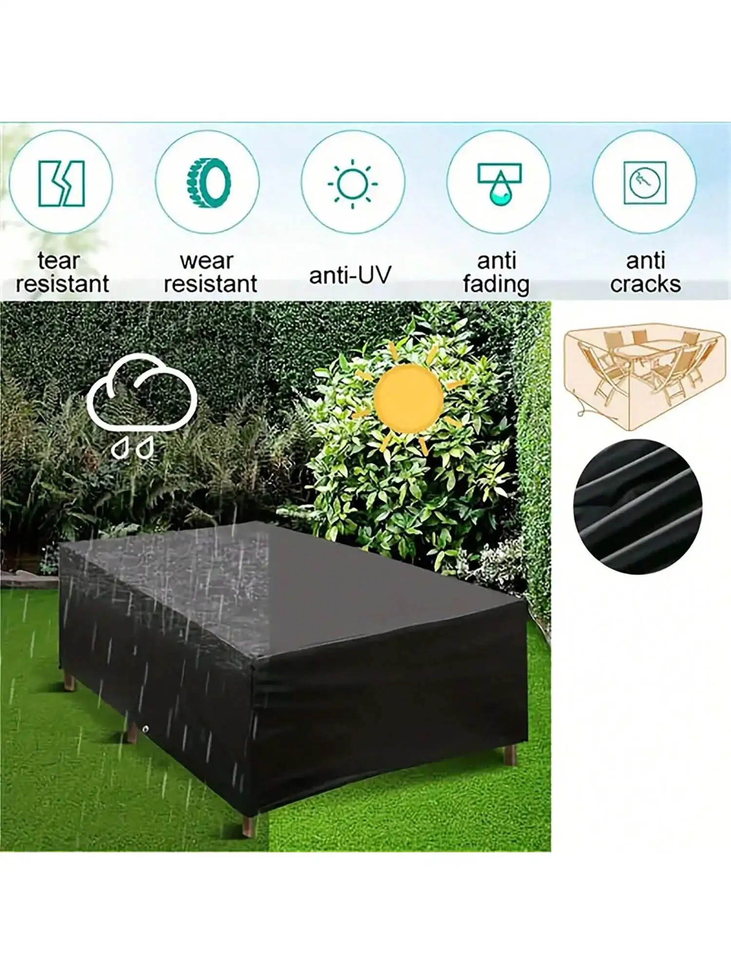 Multi-size buitenterras tuinme - Outdoor Furniture Weatherproof recensie en prijs