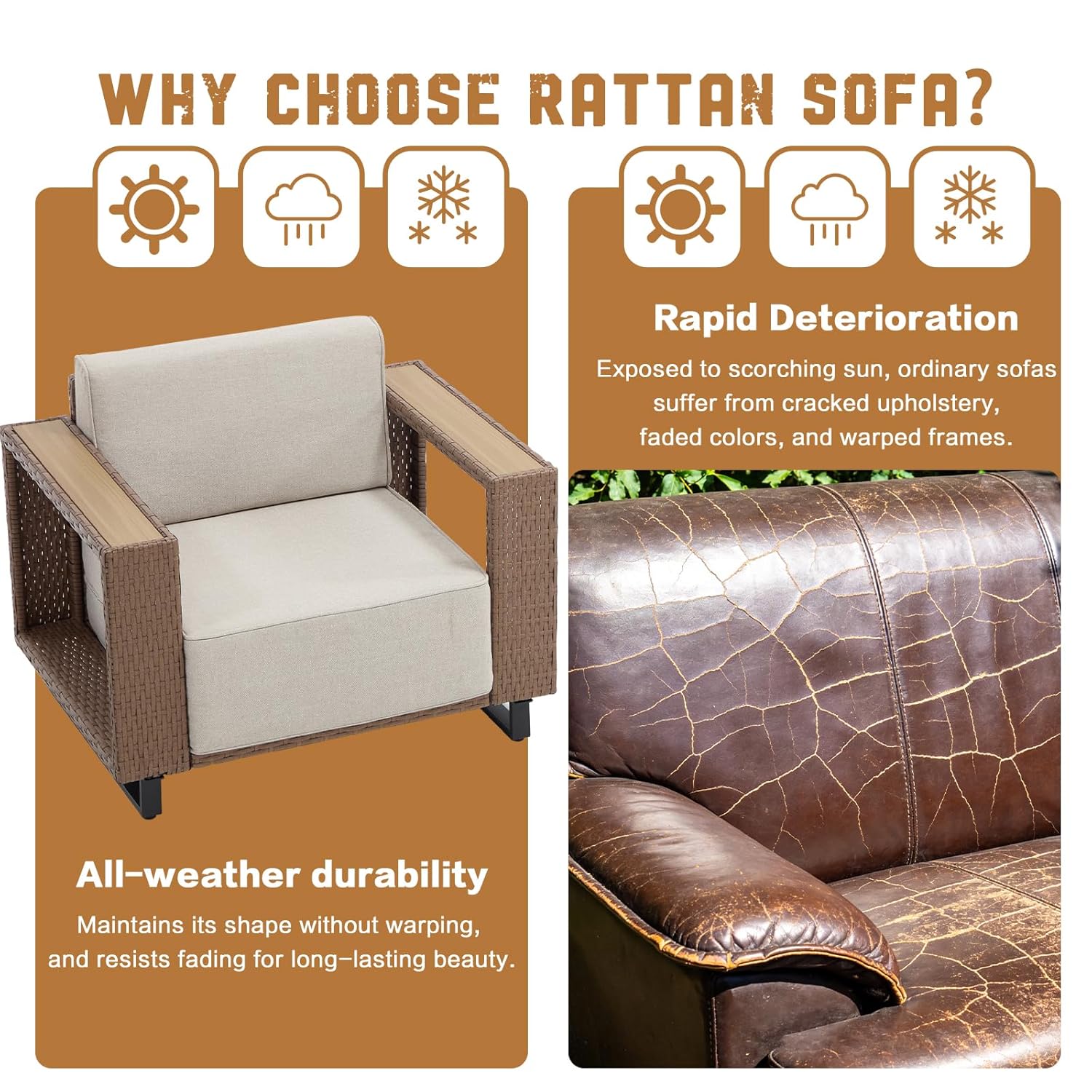 7-delige tuinmeubelsets, all-w - Outdoor Furniture Lounge Set recensie en prijs