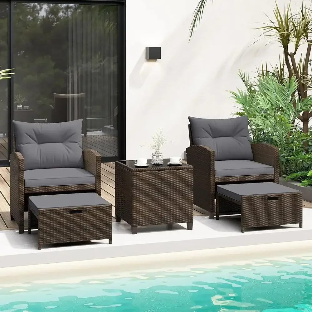 5-delige terrasmeubilairset me - Outdoor Furniture Lounge Set recensie en prijs