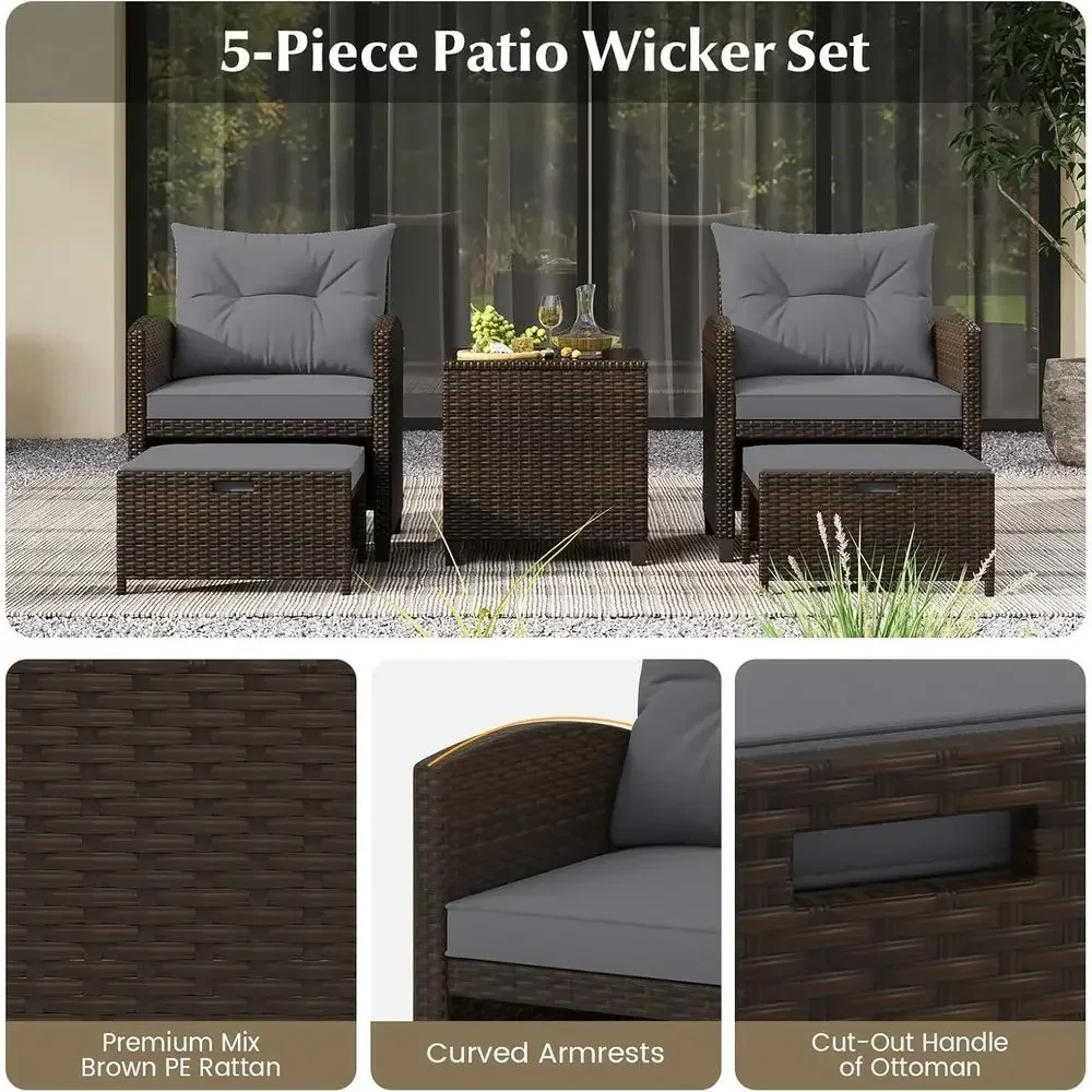 5-delige terrasmeubilairset me - Outdoor Furniture Lounge Set recensie en prijs