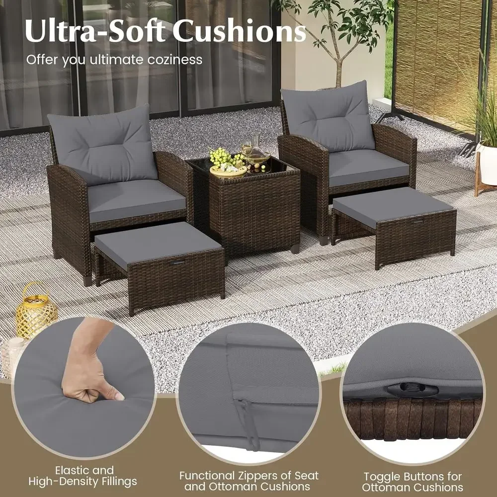 5-delige terrasmeubilairset me - Outdoor Furniture Lounge Set recensie en prijs