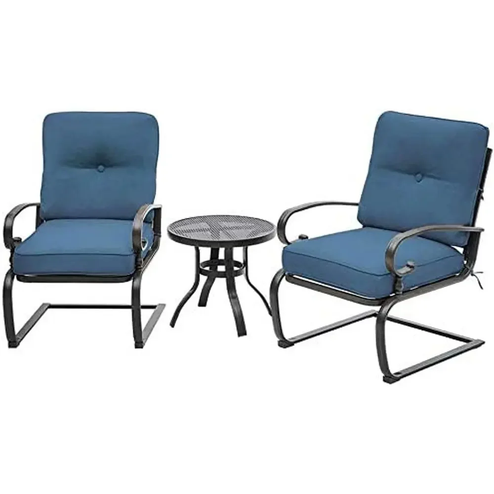 Patio Bistro Set met metalen l - Outdoor Furniture Lounge Set recensie en prijs