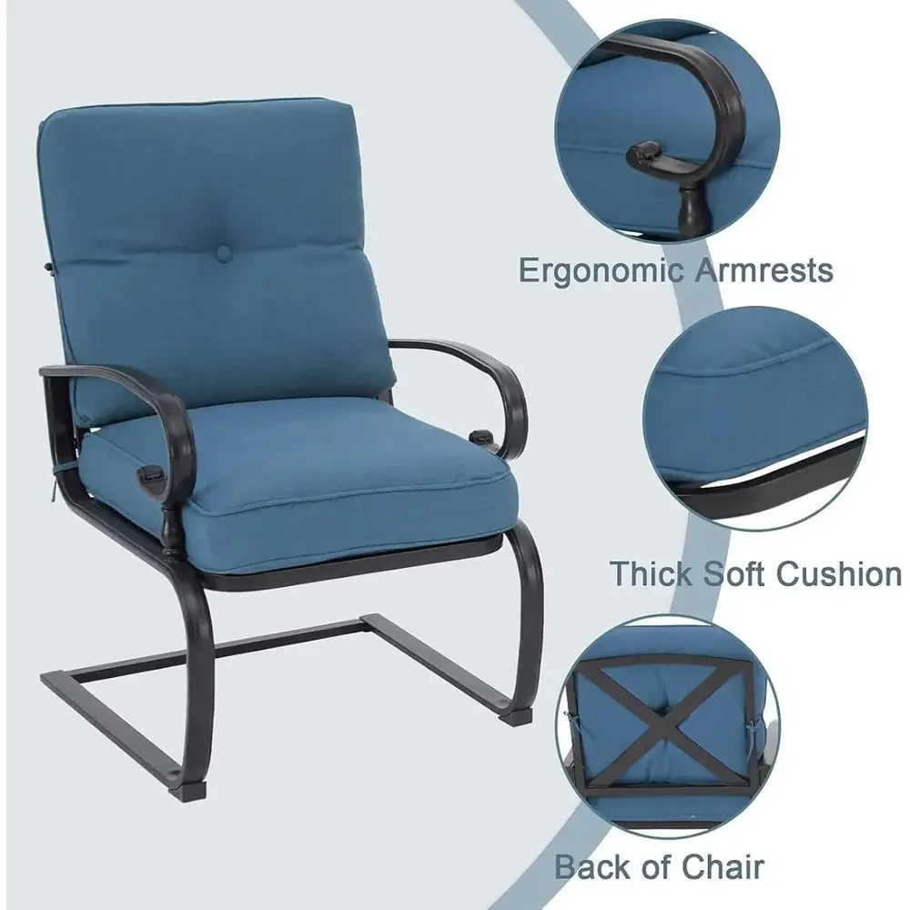 Patio Bistro Set met metalen l - Outdoor Furniture Lounge Set recensie en prijs