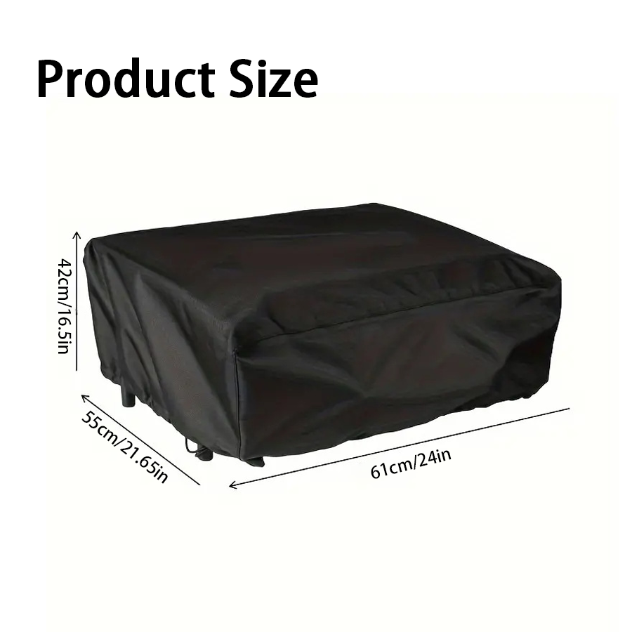 1 stuk zwarte ovenbeschermhoes - Outdoor Furniture Black recensie en prijs