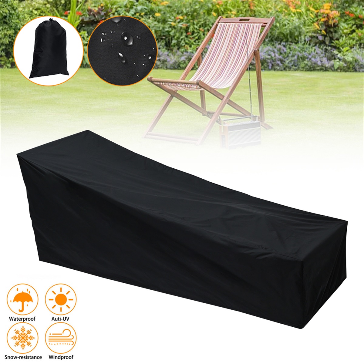 Outdoor Tuin Zonnebank Cover L - Outdoor Furniture Lounge Set recensie en prijs