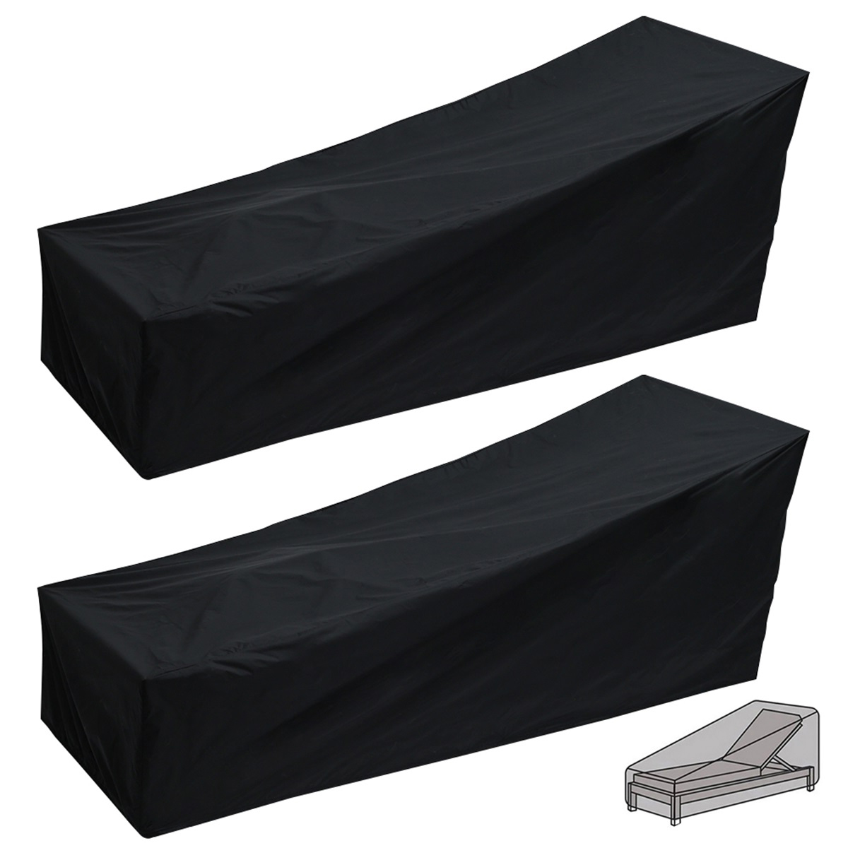 Outdoor Tuin Zonnebank Cover L - Outdoor Furniture Lounge Set recensie en prijs