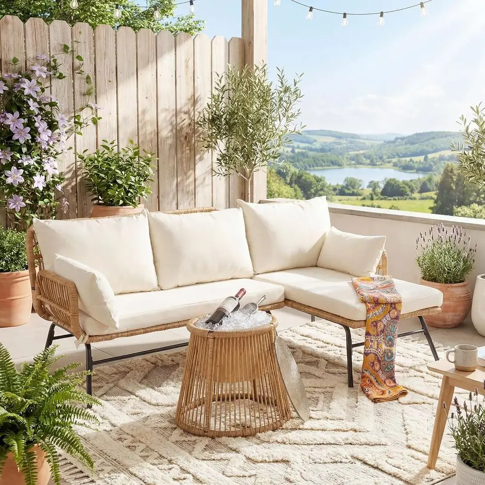 Boho-stijl terrasmeubelset met - Outdoor Furniture Lounge Set recensie en prijs