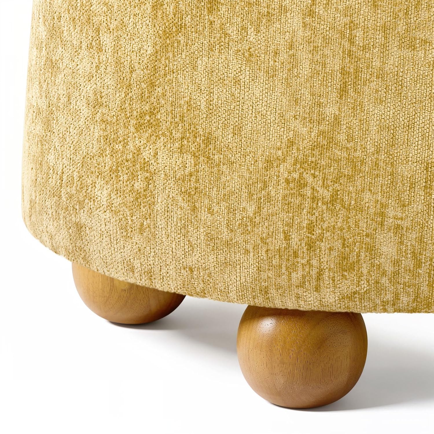 Ronde, taps toelopende poef me - Outdoor Furniture Yellow recensie en prijs