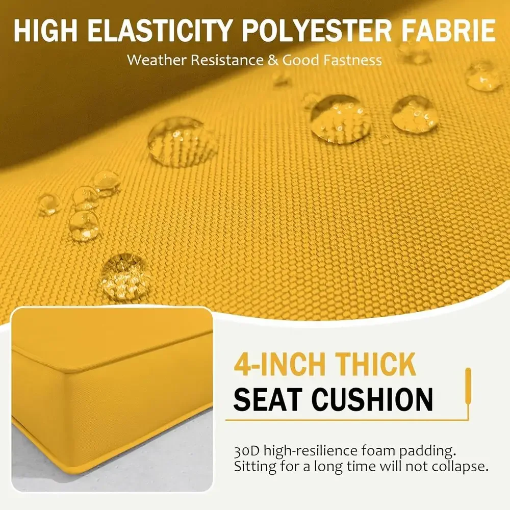 5-kussen buitenkussens voor tu - Outdoor Furniture Yellow recensie en prijs