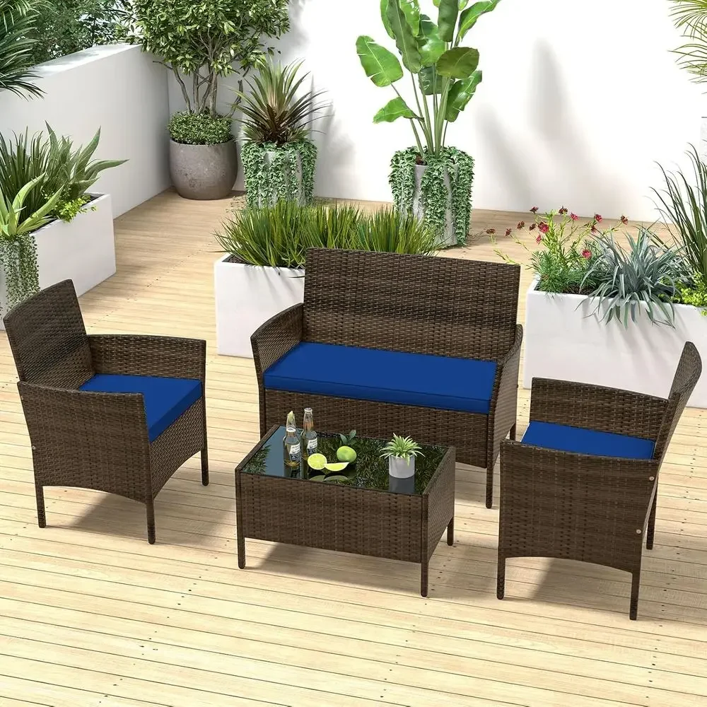4-delige tuinmeubelset - Riete - Outdoor Furniture Loveseat recensie en prijs